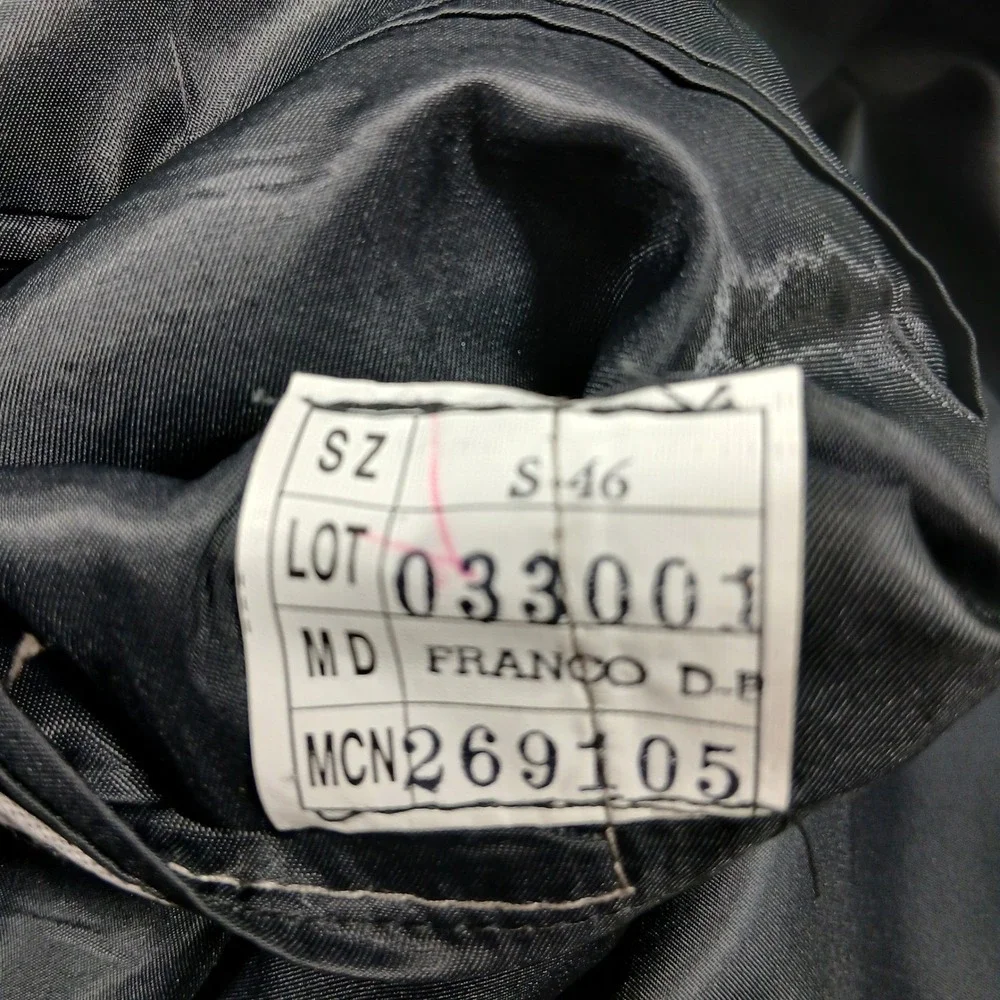 Todays Man Double Breasted Blazer Mens 46R‎ Gray Classic Suit Jacket